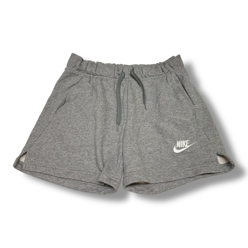 Nike Sportswear Club Fleece Big Kids' Girls' 5" French Terry Shorts XL Gray